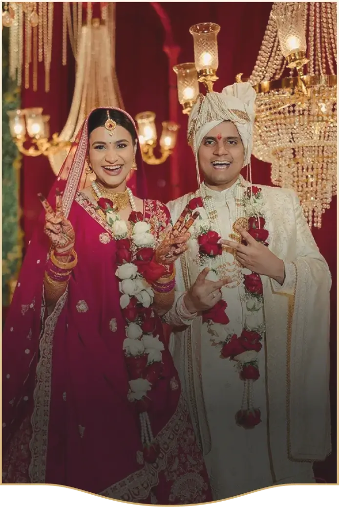 picture of Happy couple named Vaishali & Amrit